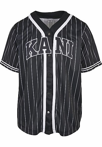 Karl Kani Langarmhemd "Karl Kani Herren KM221-115-1 Serif Pinstripe Basebal günstig online kaufen