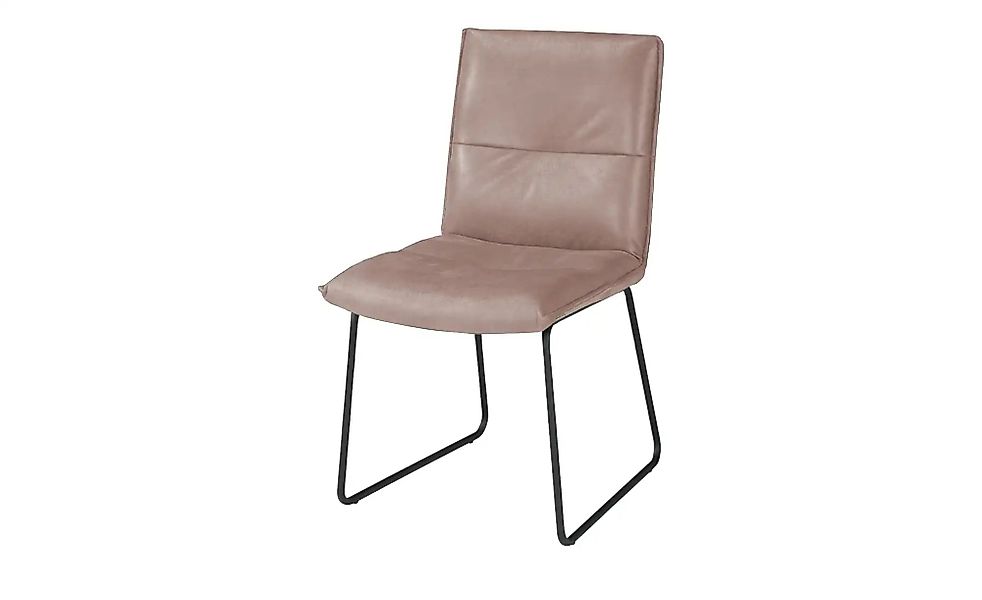 KOINOR Kufenstuhl  Essay ¦ rosa/pink ¦ Maße (cm): B: 49 H: 86 T: 63.0 Stühl günstig online kaufen