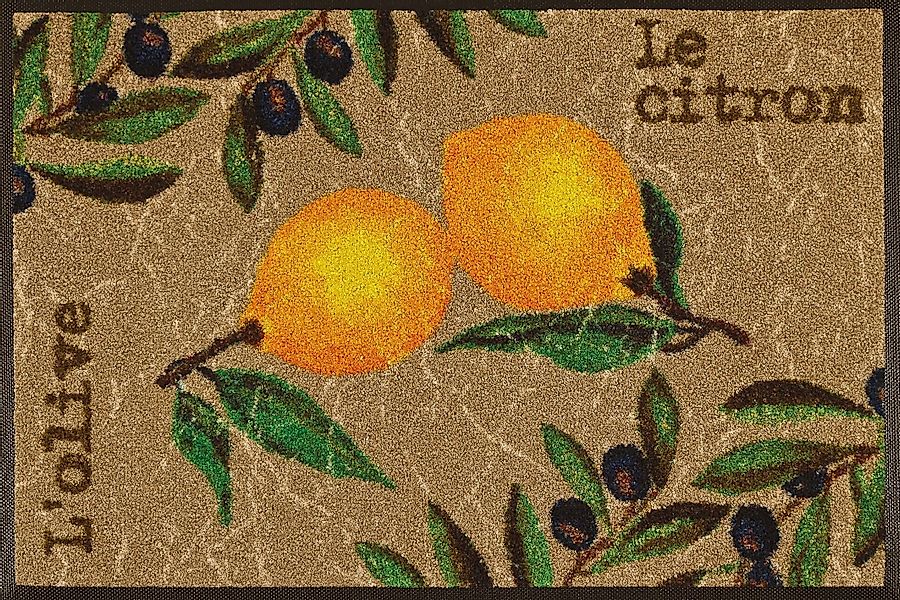 wash+dry by Kleen-Tex Fußmatte Le Citron, günstig online kaufen