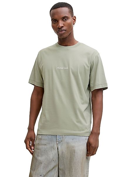 Jack & Jones Herren Rundhals T-Shirt JORNORREBRO EMB TEE SS CREW NECK - Rel günstig online kaufen