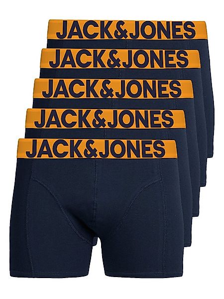 Jack & Jones Boxershorts Solid (5-St., 5er Pack) gute Passform durch elasti günstig online kaufen