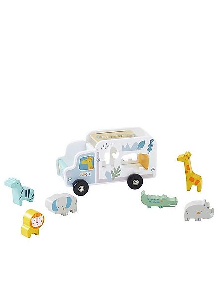 vertbaudet Lernspielzeug Spielzeuglaster mit Steckkasten SAVANNE, Holz FSC® günstig online kaufen