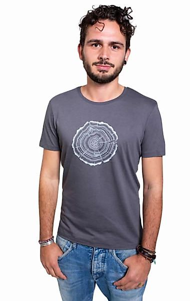 Modal Shirt Fairwear Für Herren "Treeslice" In Anthrazit günstig online kaufen