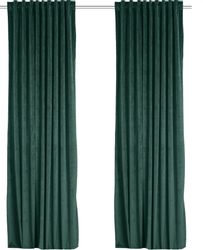 my home Vorhang "Velvet uni" Multifunktionsband 2 Stk. tlg. Samt, 2-er Set, günstig online kaufen