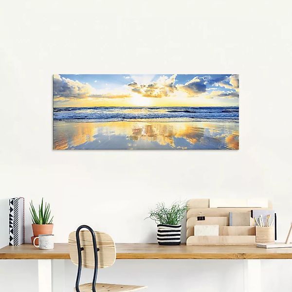 Artland Glasbild »Sonnenaufgang über dem Ozean«, Himmel, (1 St.), in versch günstig online kaufen