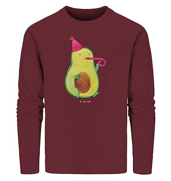 Mr. & Mrs. Panda Longpullover Avocado Feier Größe S - Burgundy - Geschenk, günstig online kaufen