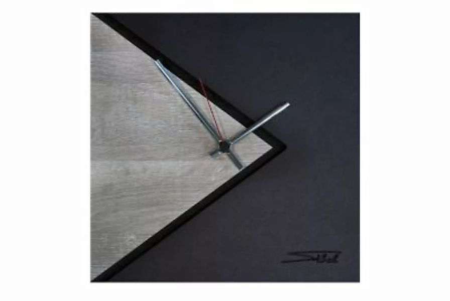 SIBAL Design.Home "Wanduhr Uhr ""Boot Up"" (30cm Durchmesser)" grau/schwarz günstig online kaufen