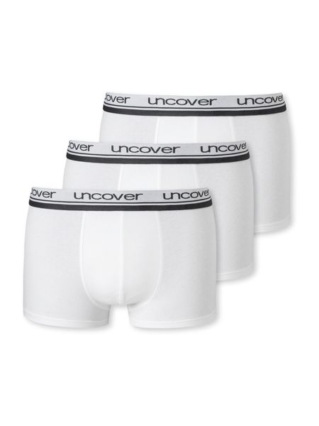 uncover by SCHIESSER Boxer "Uncover Cotton" 2er Pack, Logo-Bund, elastisch, günstig online kaufen