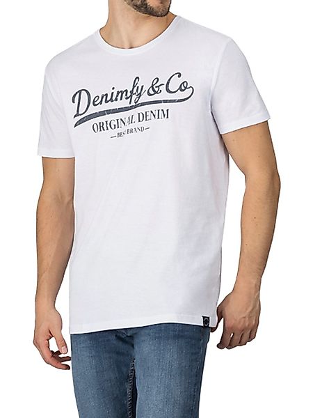 DENIMFY T-Shirt Herren Printshirt DFNuri Regular günstig online kaufen