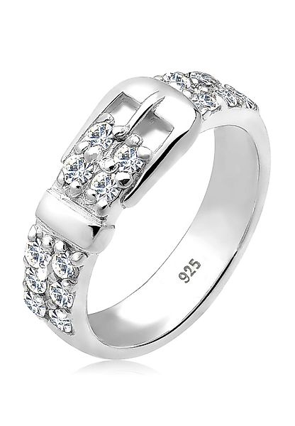 Elli Fingerring Gürtel Kristalle 925 Silber, günstig online kaufen