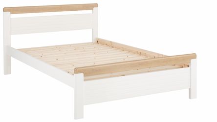 Home affaire Massivholzbett ""CAPRE" im skandinavischem Landhausstil" in ve günstig online kaufen