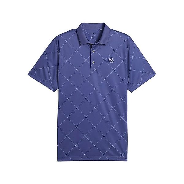 PUMA Poloshirt Puma Golfpolo Pure 2.0 Argyle Violett Herren UK L günstig online kaufen