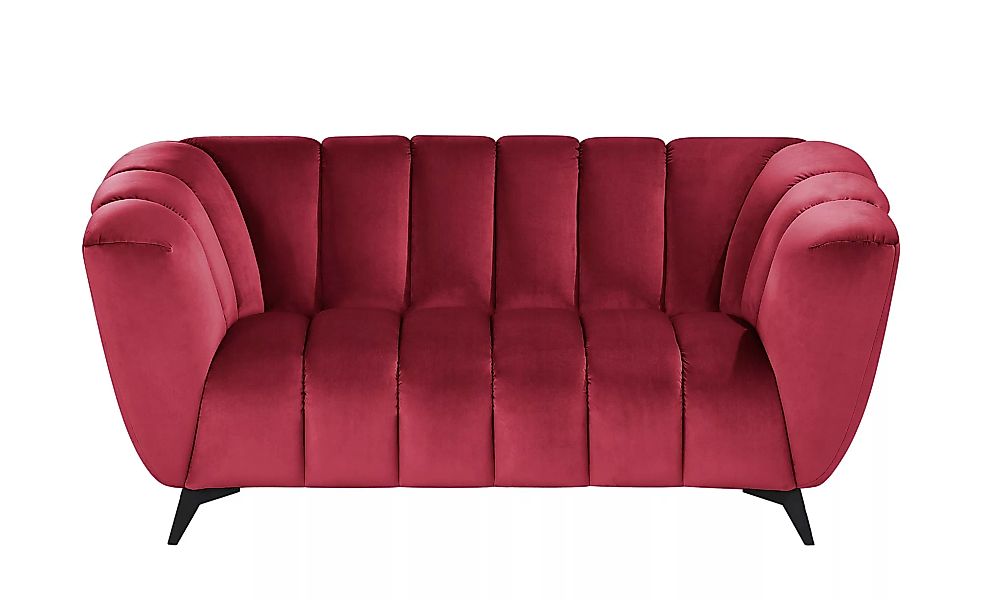 Sofa - rot - 180 cm - 86 cm - 100 cm - Polstermöbel > Sofas > 2-Sitzer - Mö günstig online kaufen