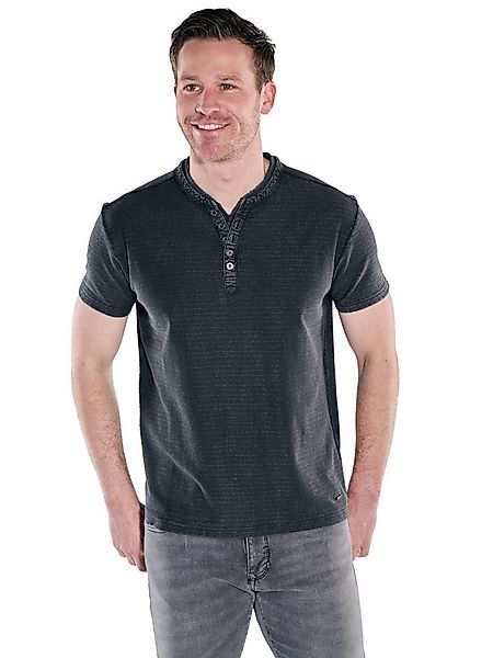 Engbers T-Shirt Herren Henley T-Shirt, Schwarz günstig online kaufen