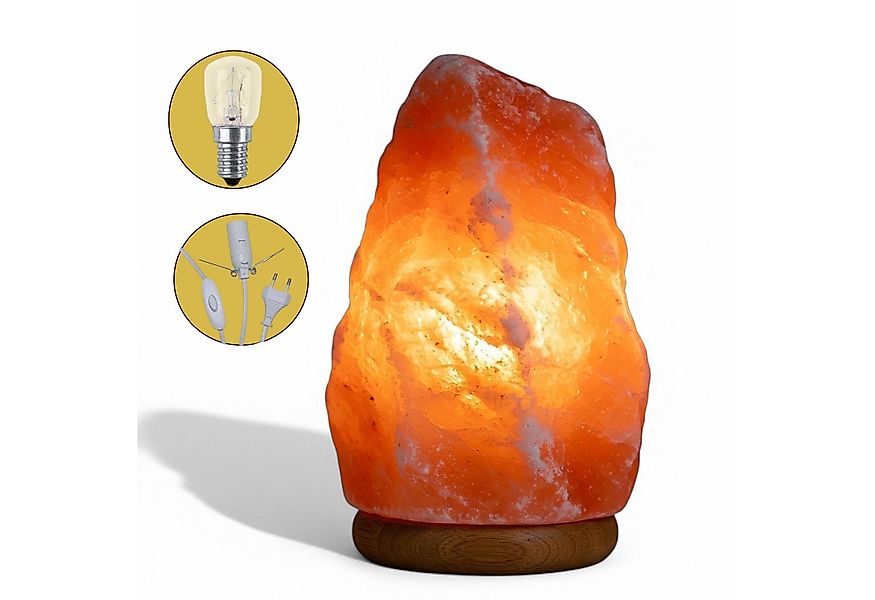 Landster Salzkristall-Tischlampe Salzlampe Salzkristall Lampe Tischlampe Sa günstig online kaufen