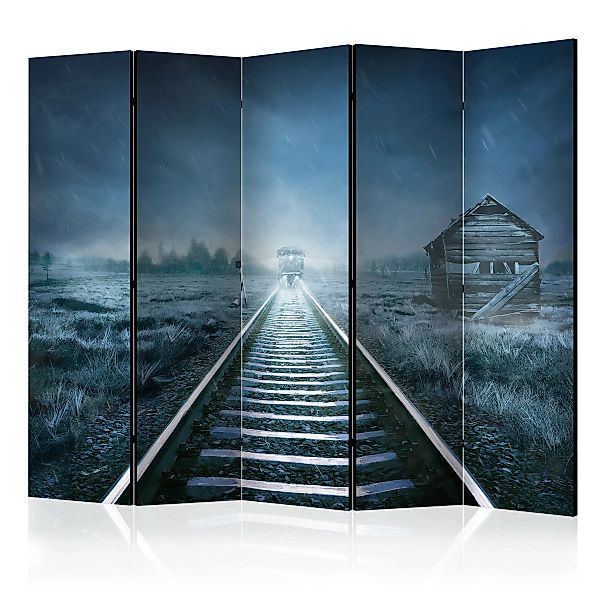 5-teiliges Paravent - The Ghost Train Ii [room Dividers] günstig online kaufen