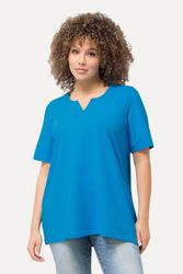 Ulla Popken T-Shirt T-Shirt A-Linie Tunika-Ausschnitt günstig online kaufen