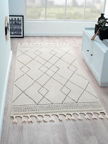 Myflair Möbel & Accessoires Hochflor-Teppich »Moroccan Design«, rechteckig günstig online kaufen