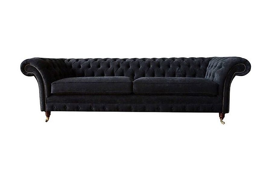 Xlmoebel Sofa Design Couch 4-Sitzer Polster Luxus Klassisch Textil Chesterf günstig online kaufen