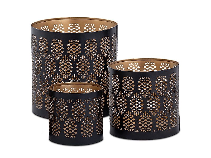 Amagohome Teelichthalter Kerzenständer 3er Set Windlicht günstig online kaufen