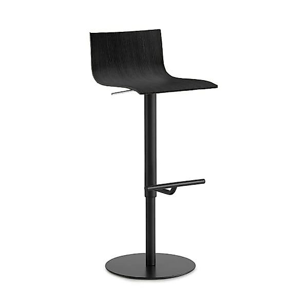 lapalma THIN Barhocker | Gestell schwarz | Sitzfläche schwarz gebeizt günstig online kaufen