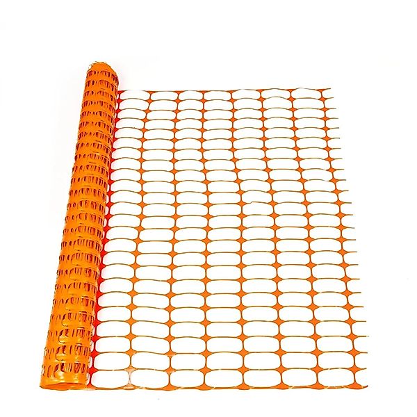 KARAT Absperrzaun Chester Begrenzungszaun Maschenweite 10 x 4 cm Orange 1 x günstig online kaufen