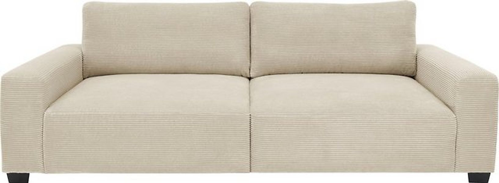 ED EXCITING DESIGN 3-Sitzer Elba, Big-Sofa mit 2 Rückenkissen günstig online kaufen