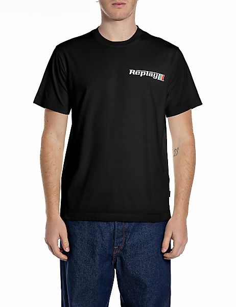 Replay T-Shirt mit Racing-Print günstig online kaufen