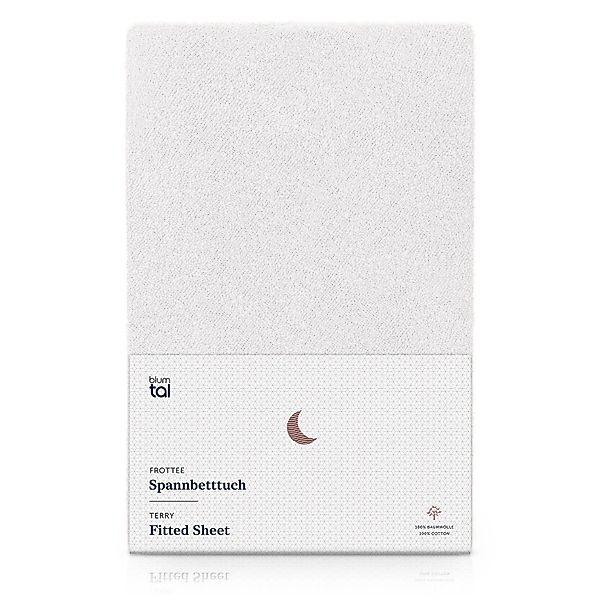 Blumtal Spannbettlaken Frottee Spannbettlaken Bettlaken, Frottee, günstig online kaufen