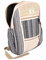 Guru-Shop Freizeitrucksack Bunter Ethno Hanf Rucksack günstig online kaufen