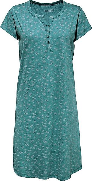 REDBEST Nachthemd Damen-Nachthemd Single-Jersey Blumen günstig online kaufen