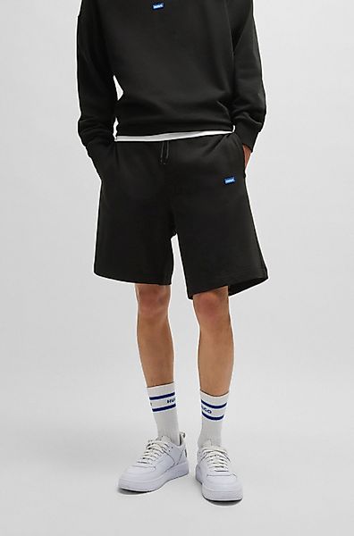 HUGO Blue Sweatshorts Nasensio mit Markenlabel günstig online kaufen