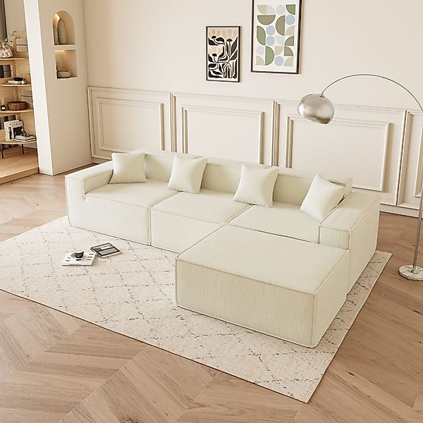 JOULISE Ecksofa NALIVO 3-Sitzer Sofa in günstig online kaufen