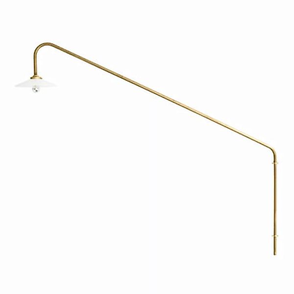 Wandleuchte mit Stromkabel Hanging Lamp n°1 gold metall / H 140 x L 175 cm günstig online kaufen