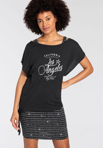 KangaROOS Jerseykleid (2-tlg) bedrucktes Design, aus günstig online kaufen