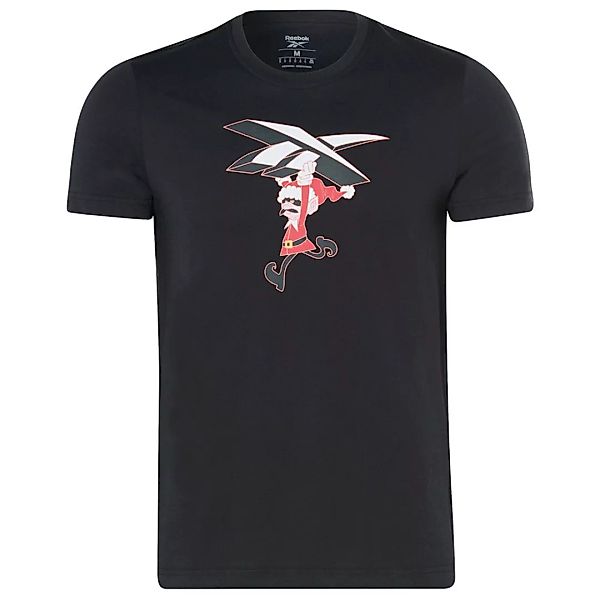 Reebok Holiday Cotton Kurzärmeliges T-shirt XL Black günstig online kaufen