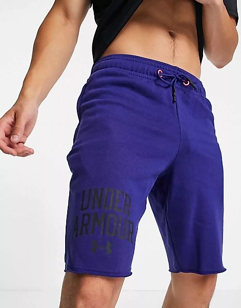 Under Armour – Training Rival – Shorts in Blau mit College-Logo günstig online kaufen