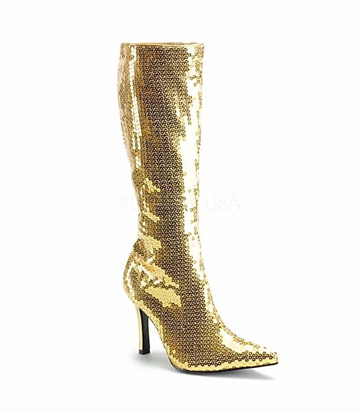 Funtasma Stiefel LUST-2001SQ Gold Pailletten (Schuhgröße: EUR 38) günstig online kaufen