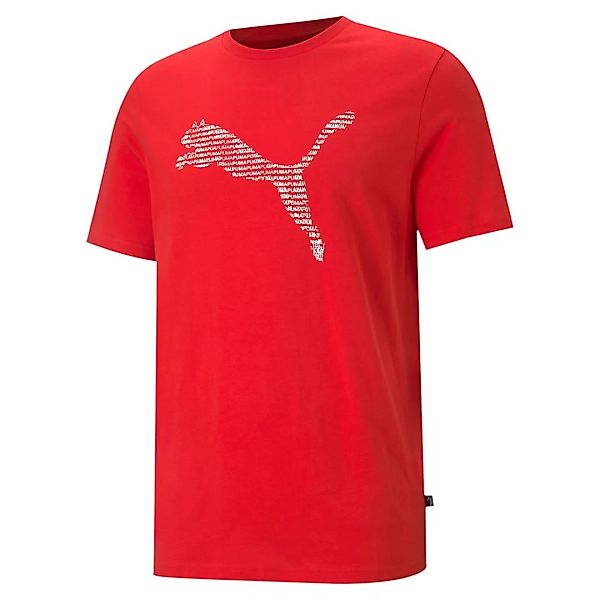 Puma Cat Basic Kurzarm T-shirt M High Risk Red günstig online kaufen