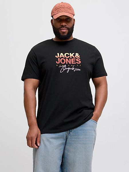 Jack & Jones PlusSize Print-Shirt "JORCANGGU TEE SS CREW NECK FST PLS" mit günstig online kaufen