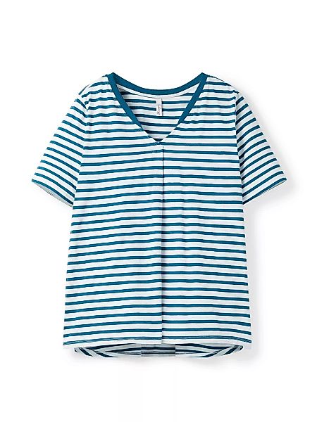 Sheego T-Shirt "Große Größen", mit garngefärbten Ringeln günstig online kaufen