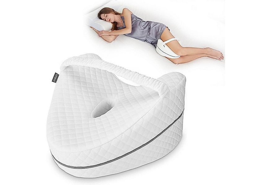 LuxusKollektion Seitenschläferkissen Ergonomisches Memory Foam Kniekissen f günstig online kaufen