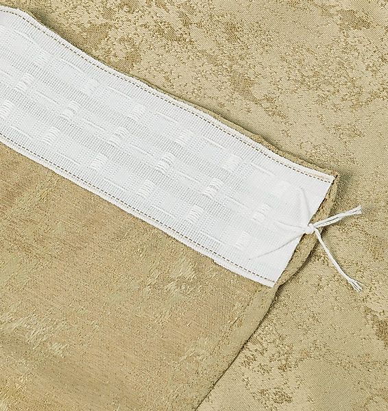 Brilliant Gardine / Jacquard / Meliert / Kräuselband & Öse / 140x245cm, Krä günstig online kaufen