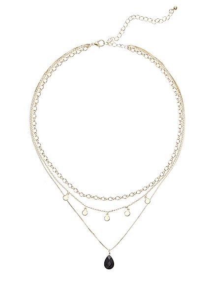 LASCANA Kette mit Anhänger, mit Natursteinanhänger, günstig online kaufen