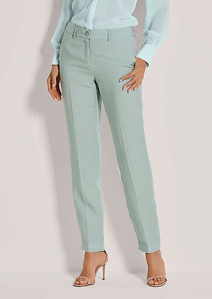 MADELEINE Bügelfaltenhose Bügelfalten-Hose mit Leinen günstig online kaufen