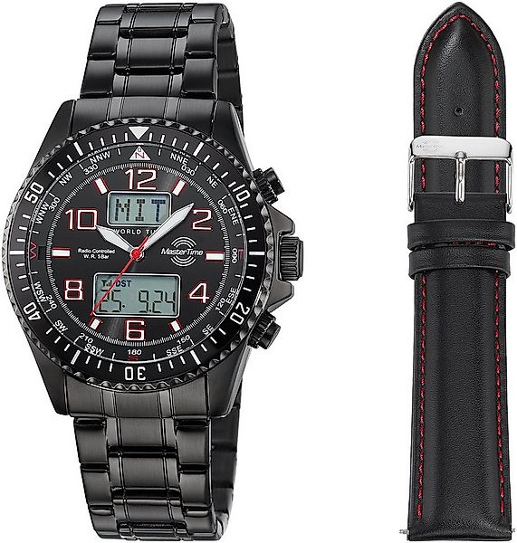 MASTER TIME Funkchronograph Super Power MTGA-10921-22M, (Set, 2-tlg., mit W günstig online kaufen