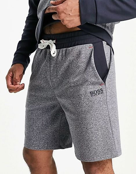BOSS Bodywear – Contemporary – Shorts in Marineblau meliert SUIT 7 günstig online kaufen