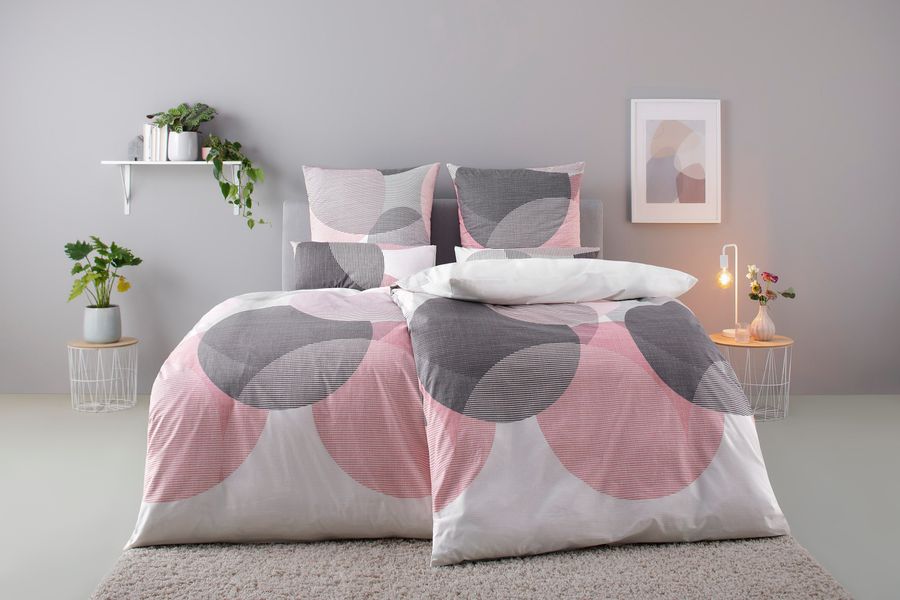 BIERBAUM Bettwäsche "Carla in Gr. 135x200 oder 155x220 cm" 2 Stk. tlg. Bett günstig online kaufen