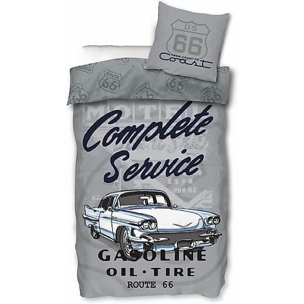 SkyBrands Wendebettwäsche Wende-Bettwäsche ROUTE 66 Bettbezug günstig online kaufen