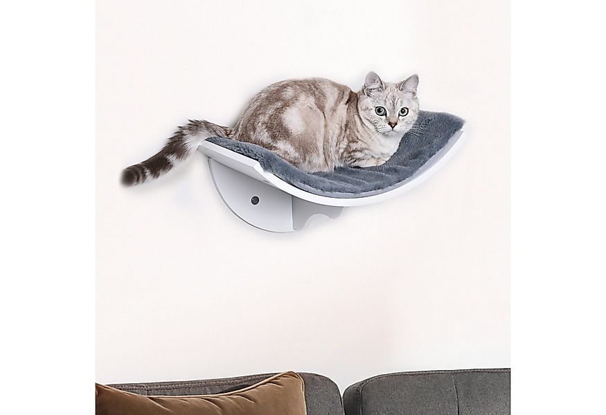PawHut Kratzbaum Katzenliege Katzen Wandliege Wandmontage Plüschauflage MDF günstig online kaufen